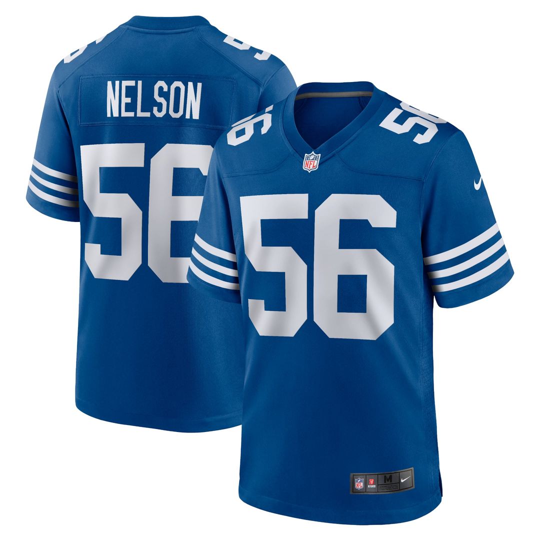 Indianapolis Colts Quenton Nelson White Game Player Jersey