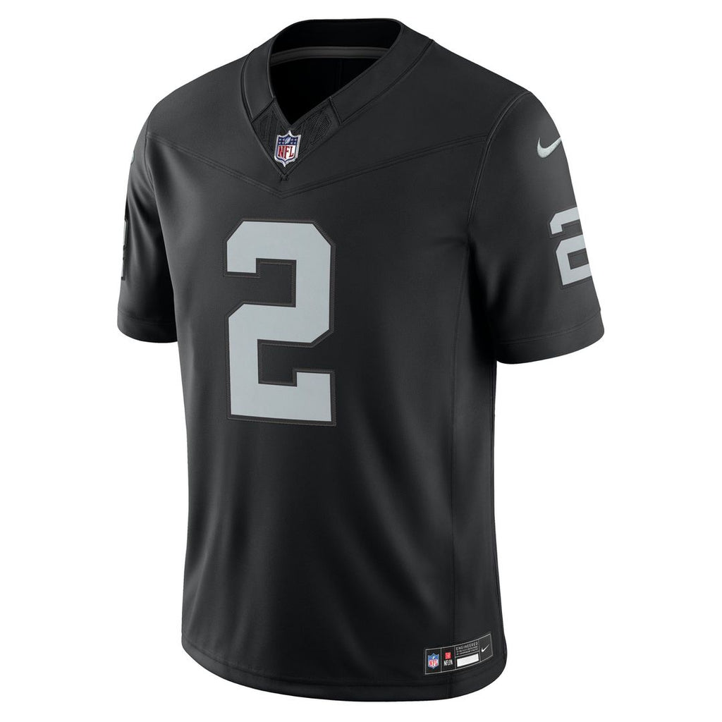 Las Vegas Raiders Ashton Jeanty Black Team Vapor F.U.S.E. Stitched Limited Jersey