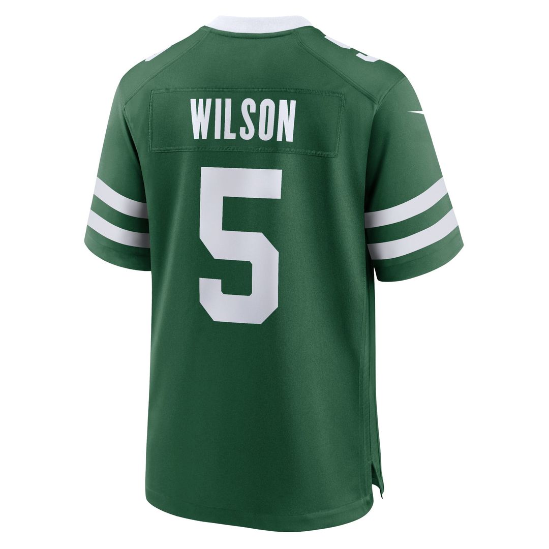 New York Jets Garrett Wilson Legacy Black Alternate Game Jersey