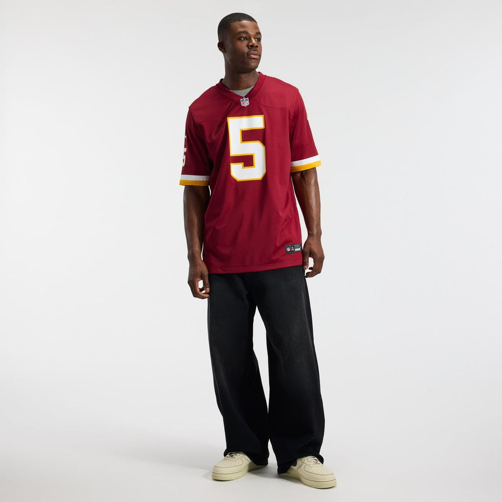 Washington Commanders Jayden Daniels White Game Super Bowl Era Jersey