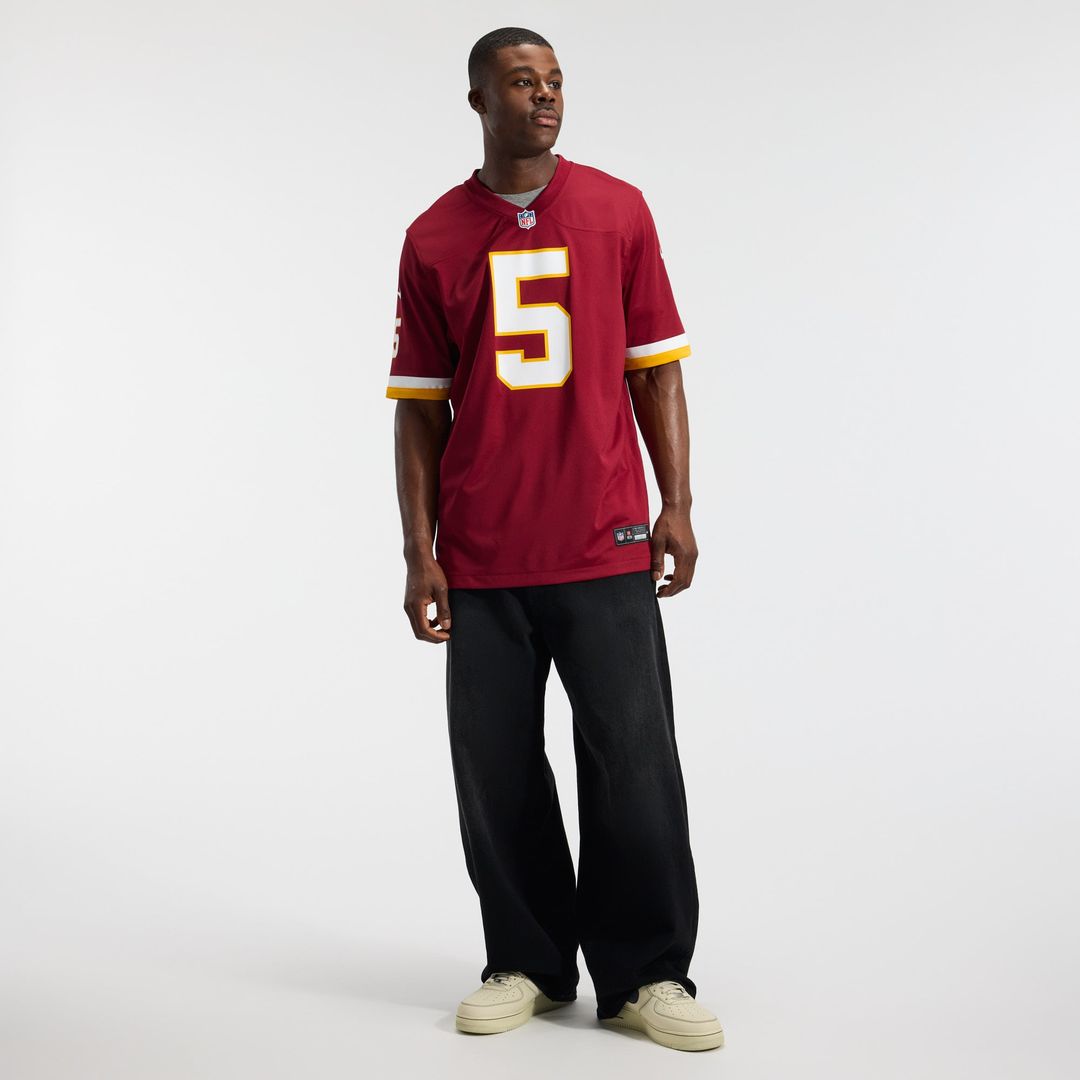 Washington Commanders Jayden Daniels White Game Super Bowl Era Jersey