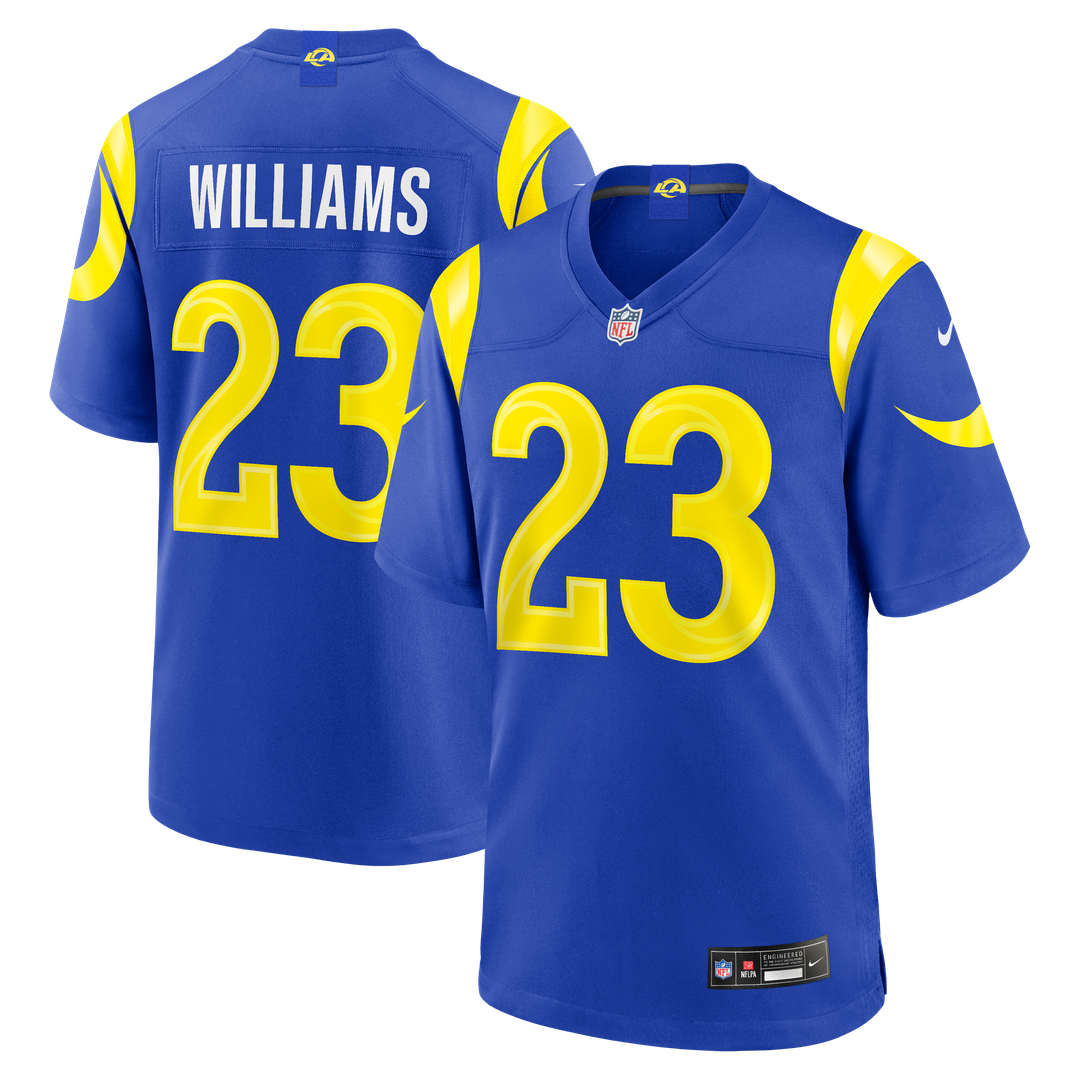 Los Angeles Rams Kyren Williams Classic Sol Game Jersey