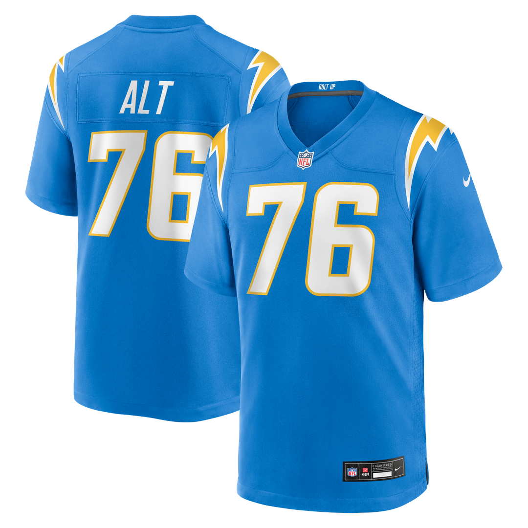 Los Angeles Chargers Joe Alt Navy Alternate Super Chargers Game Player Jersey