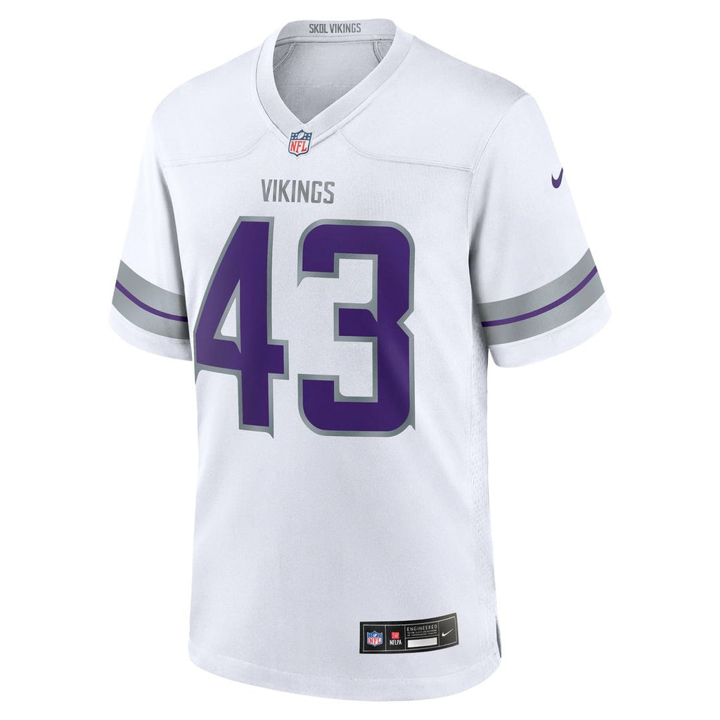 Minnesota Vikings Andrew Van Ginkel Purple Team Game Jersey