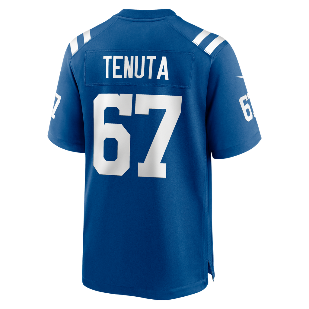 Indianapolis Colts Luke Tenuta Royal Team Game Jersey