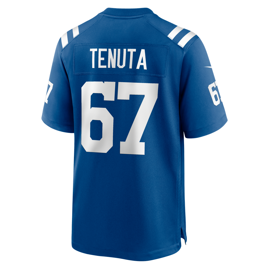 Indianapolis Colts Luke Tenuta Royal Team Game Jersey