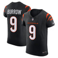Cincinnati Bengals Joe Burrow Black Team Vapor F.U.S.E. Elite Jersey