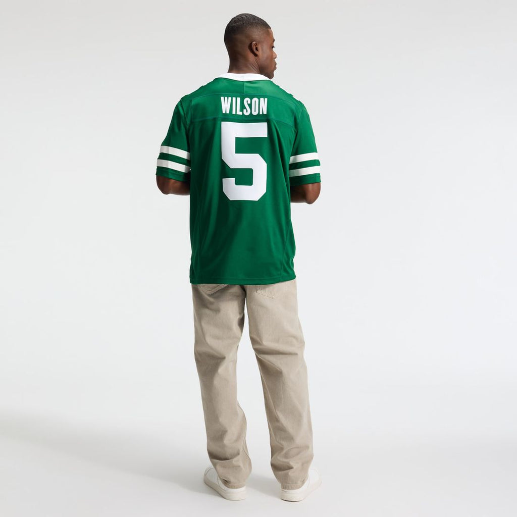 New York Jets Garrett Wilson Legacy Green Team Vapor F.U.S.E. Stitched Limited Jersey