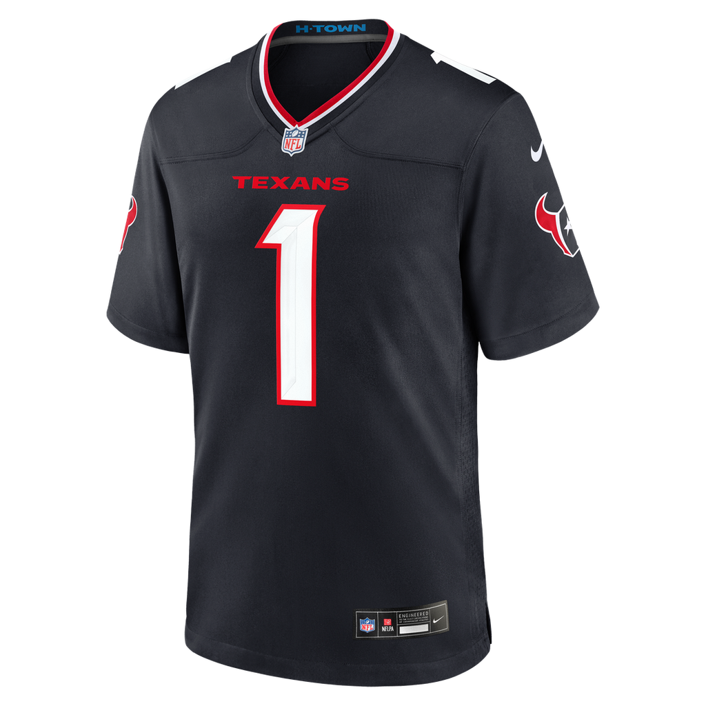 Houston Texans Tank Dell Navy Team Game Jersey