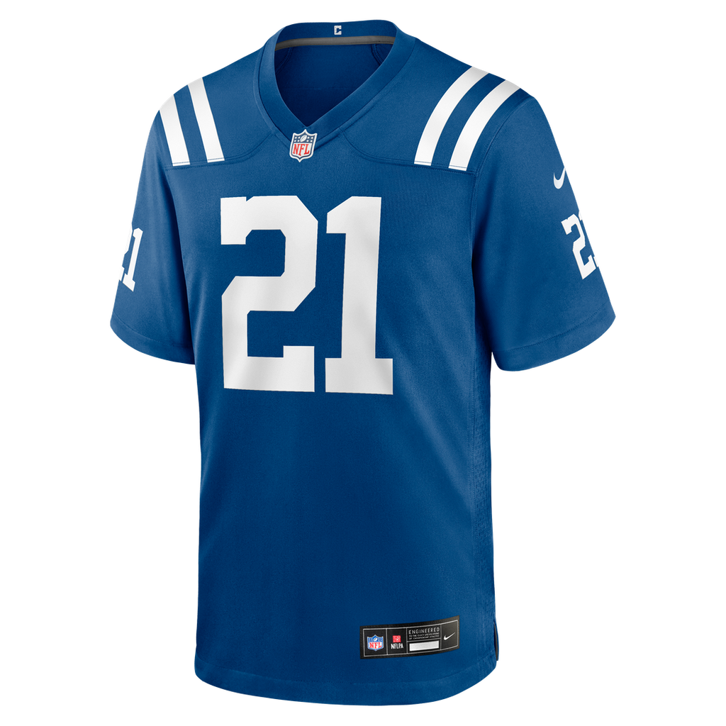Indianapolis Colts DJ Giddens Royal Team Game Jersey