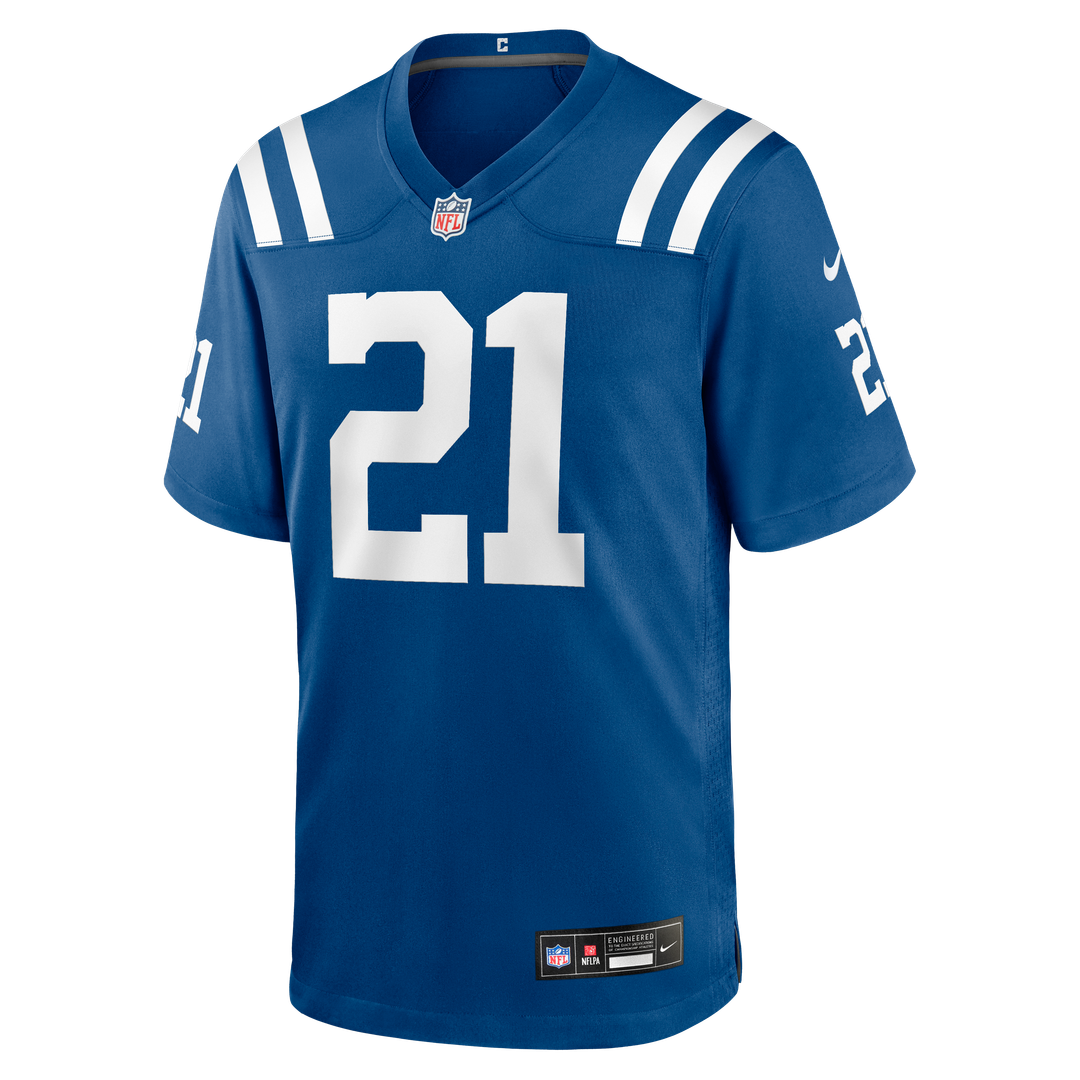 Indianapolis Colts DJ Giddens Royal Team Game Jersey
