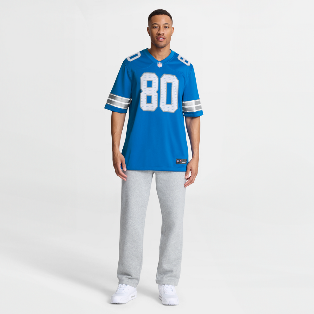 Detroit Lions Malik Cunningham Blue Team Game Jersey