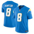 Los Angeles Chargers Omarion Hampton Powder Blue Team Vapor F.U.S.E. Stitched Limited Jersey