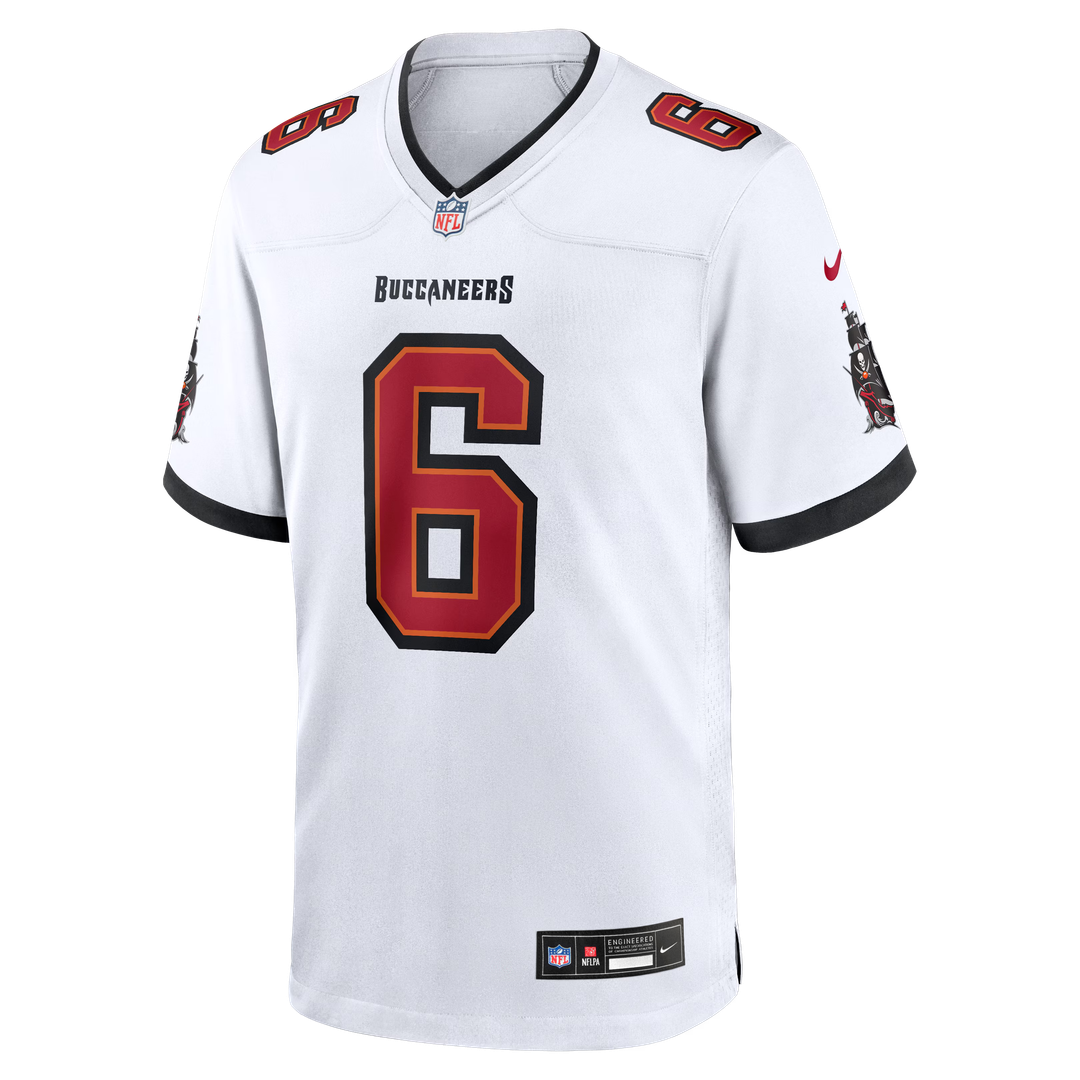 Tampa Bay Buccaneers Baker Mayfield Pewter Alternate Game Player Jersey