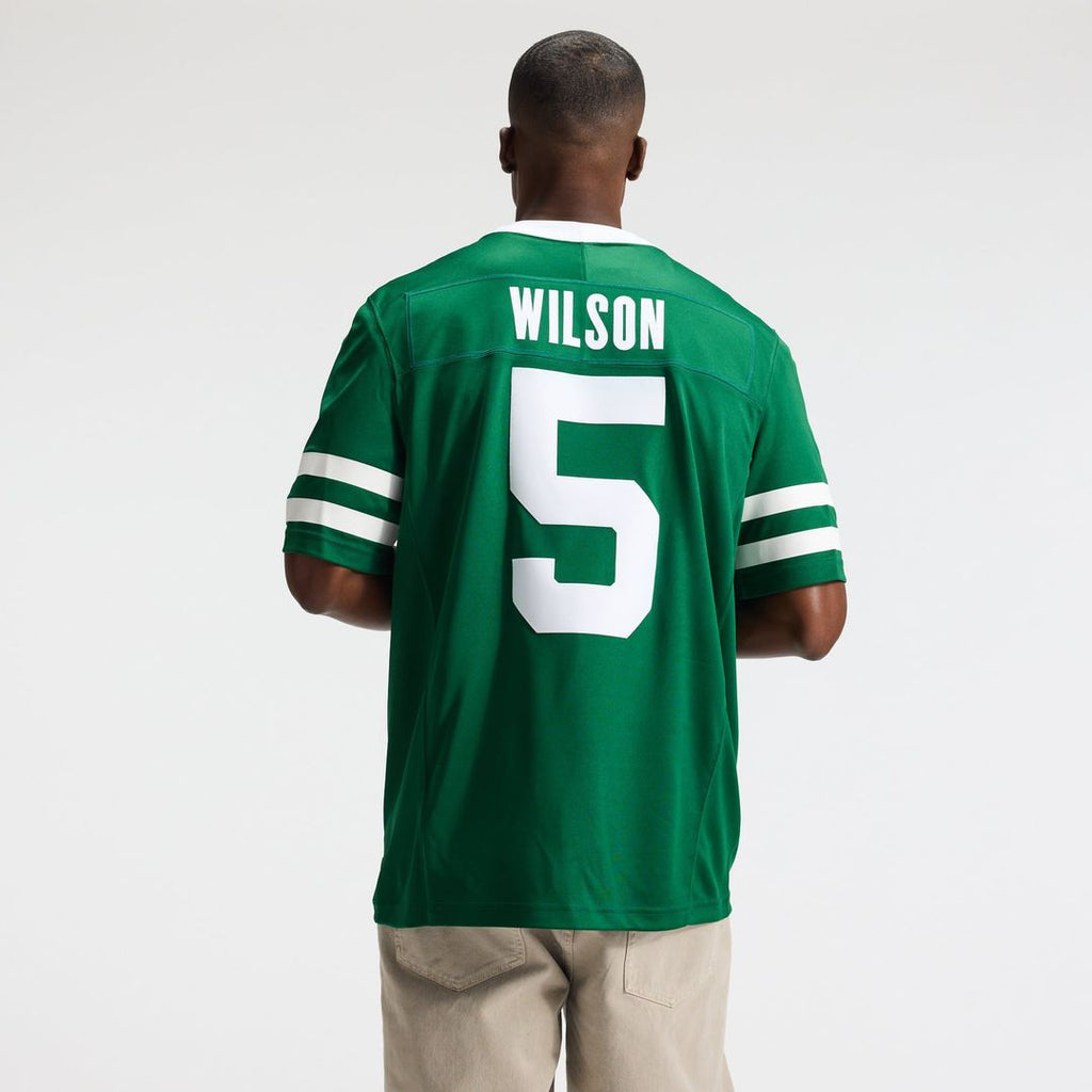 New York Jets Garrett Wilson Legacy Green Team Vapor F.U.S.E. Stitched Limited Jersey