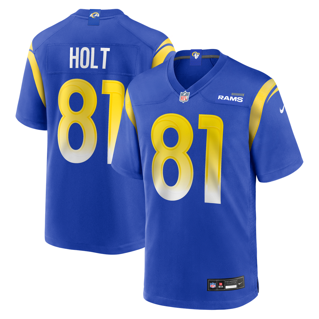 Los Angeles Rams Torry Holt Royal Game Retired Player Jersey