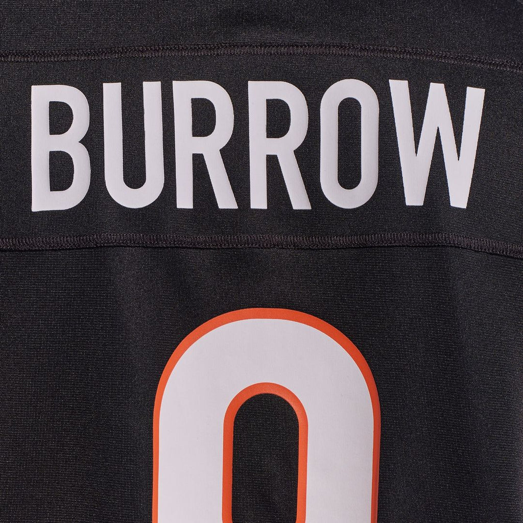 Cincinnati Bengals Joe Burrow Orange Alternate Game Jersey