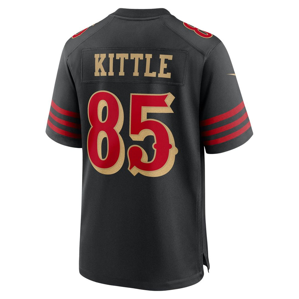 San Francisco 49ers George Kittle Black Rivalries Collection Game Jersey