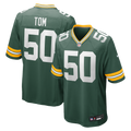 Green Bay Packers Zach Tom Green Game Player Jersey
