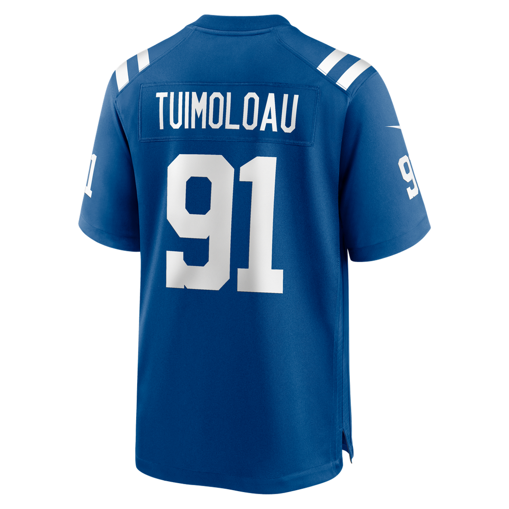 Indianapolis Colts JT Tuimoloau Royal Team Game Jersey