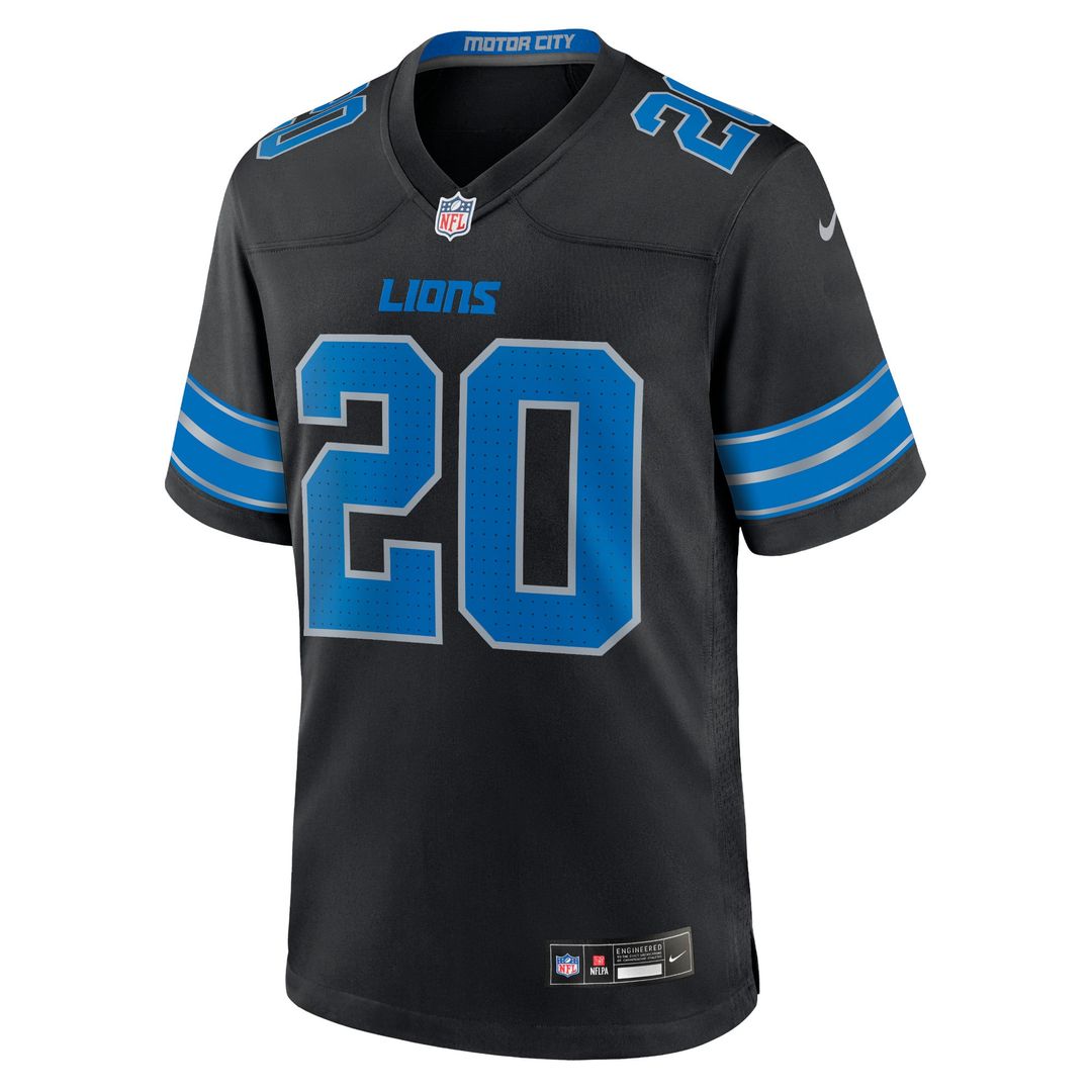 Detroit Lions Barry Sanders Blue Retired Player Game Jersey