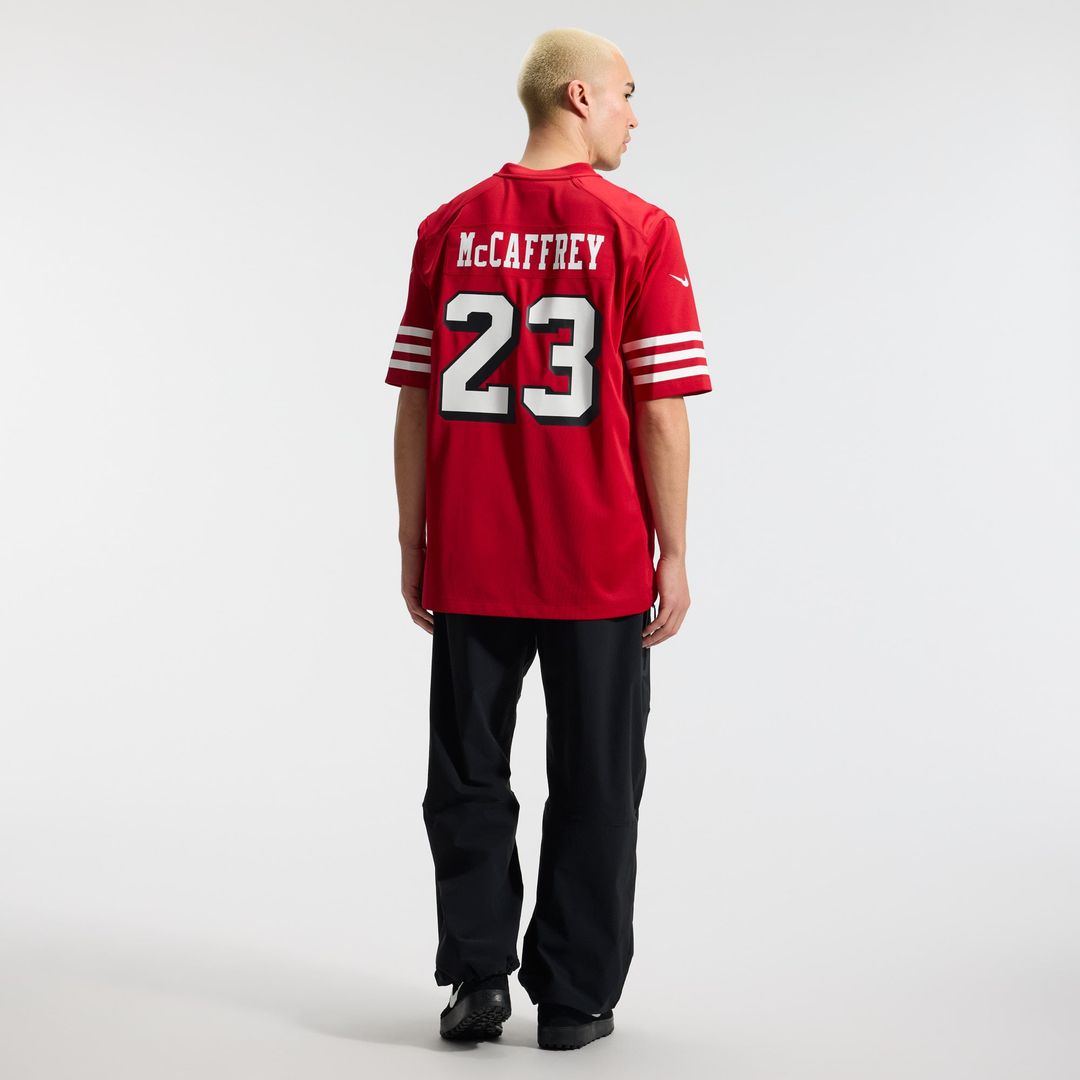 San Francisco 49ers Christian McCaffrey Scarlet Alternate Game Player Jersey