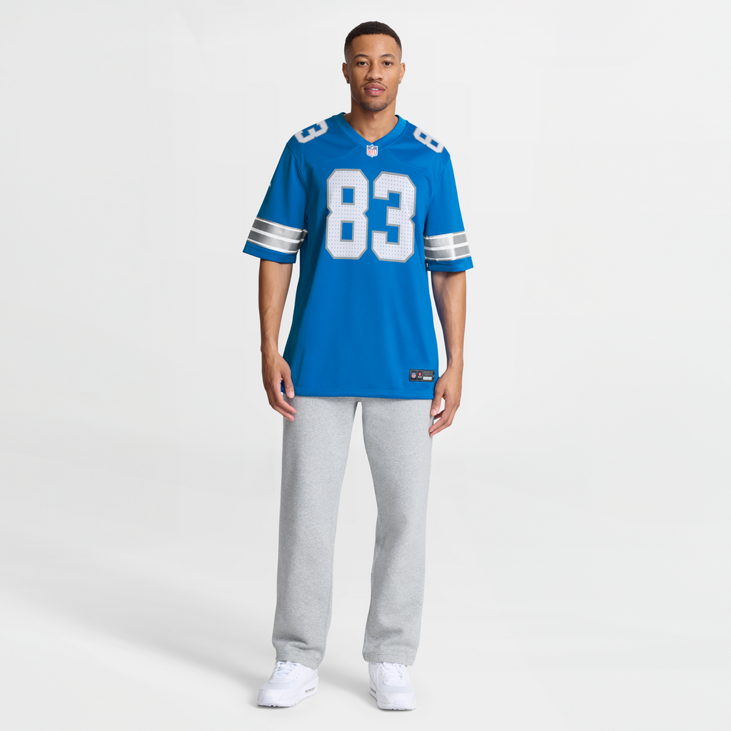 Detroit Lions Tyler Conklin Blue Team Game Jersey