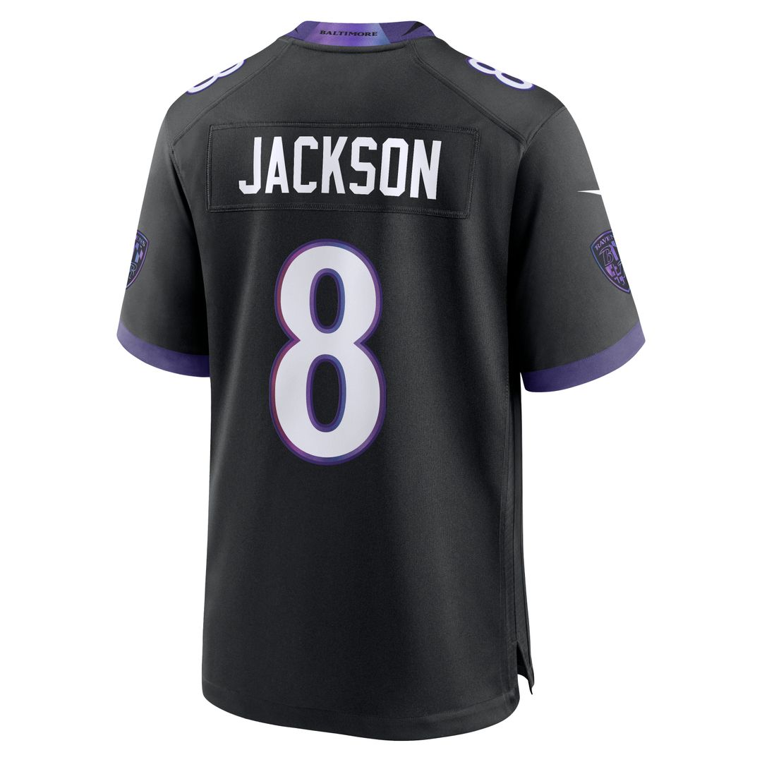 Baltimore Ravens Lamar Jackson White Game Jersey