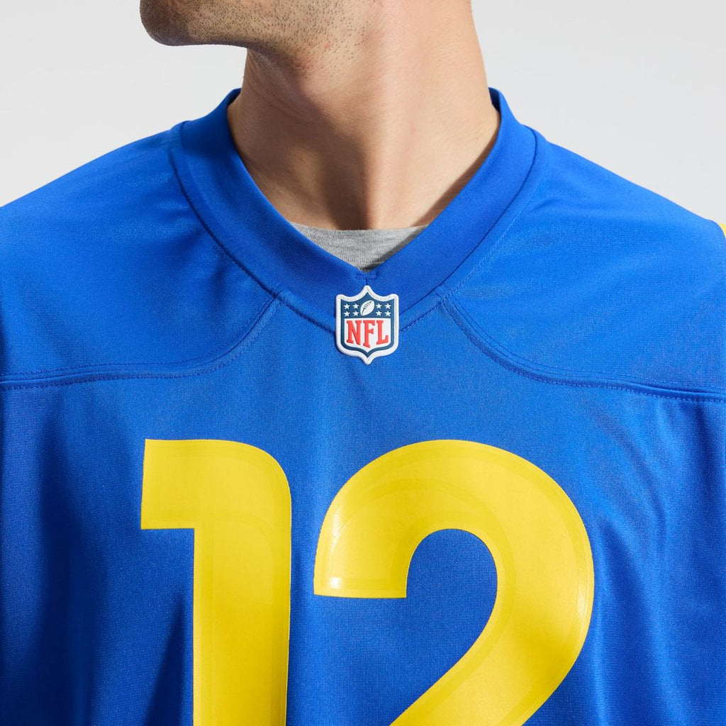 Los Angeles Rams Puka Nacua White White Game Player Jersey