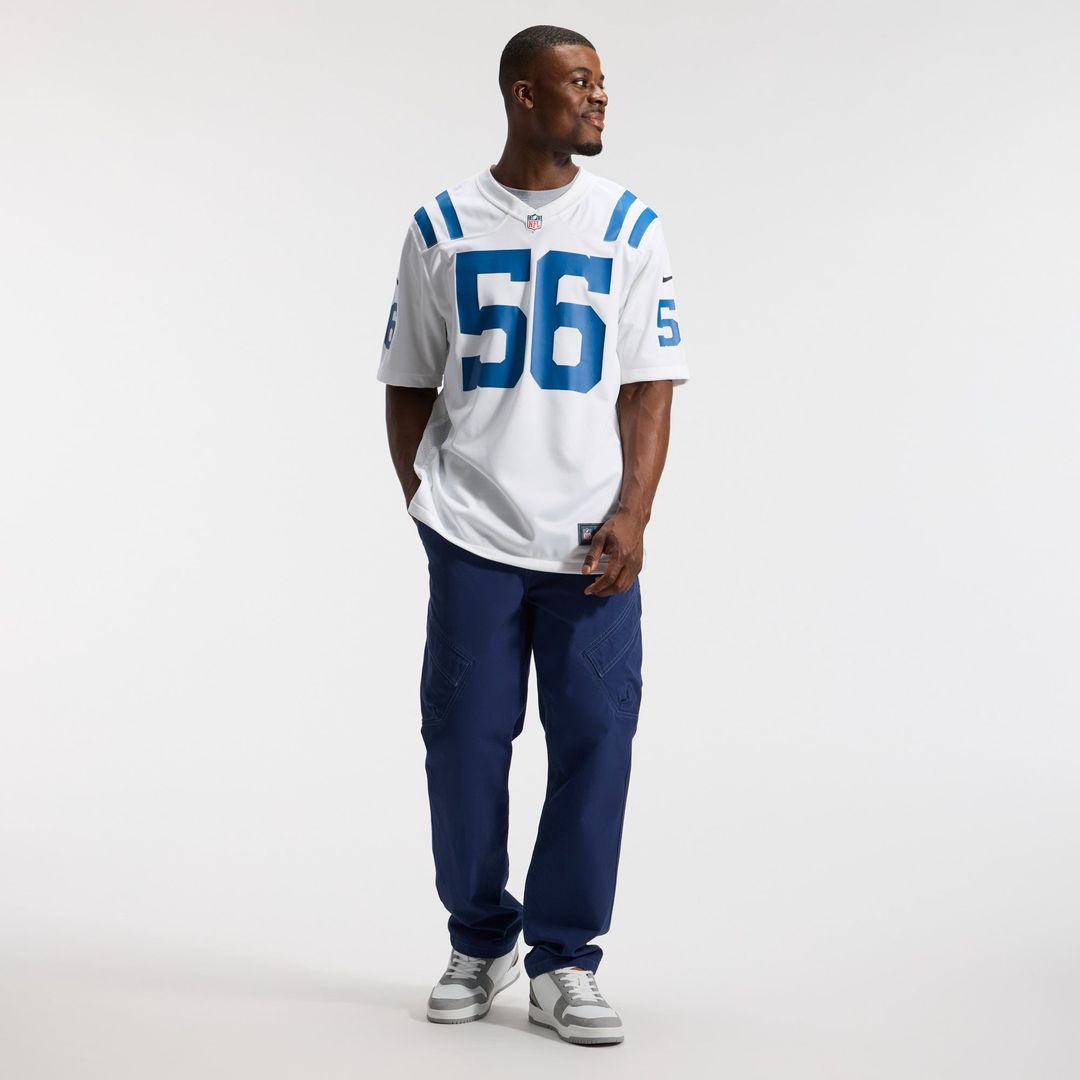 Indianapolis Colts Quenton Nelson White Game Player Jersey