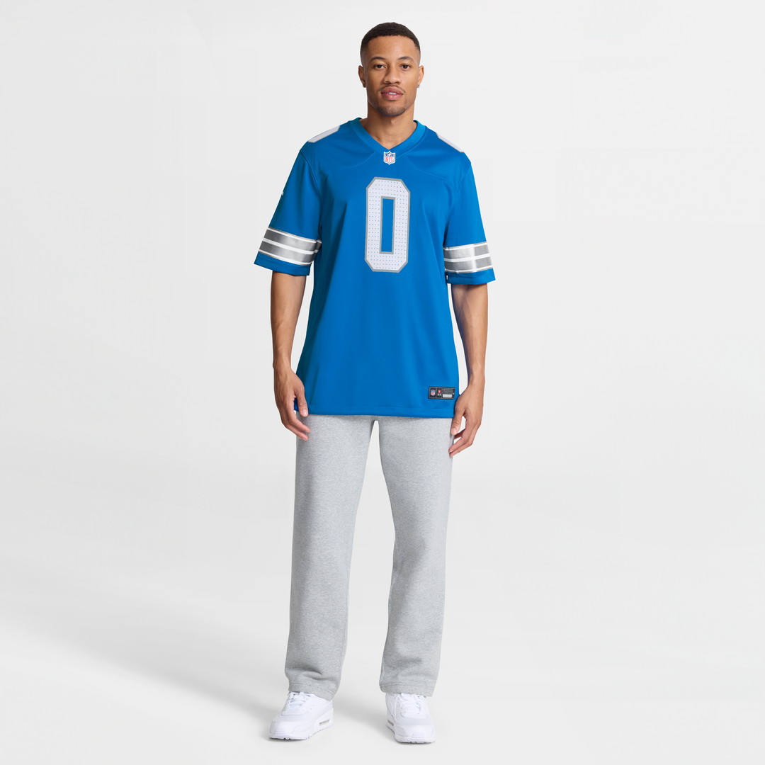 Detroit Lions Jahmyr Gibbs Blue Game Player Jersey