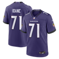 Baltimore Ravens Olaivavega Ioane Purple Team Game Jersey