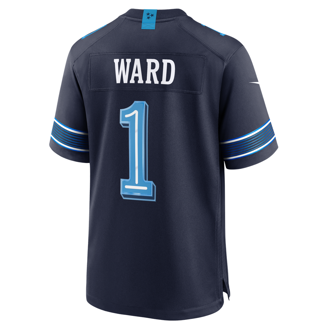 Tennessee Titans Cameron Ward Navy 2026 Rivalries Collection Game Jersey