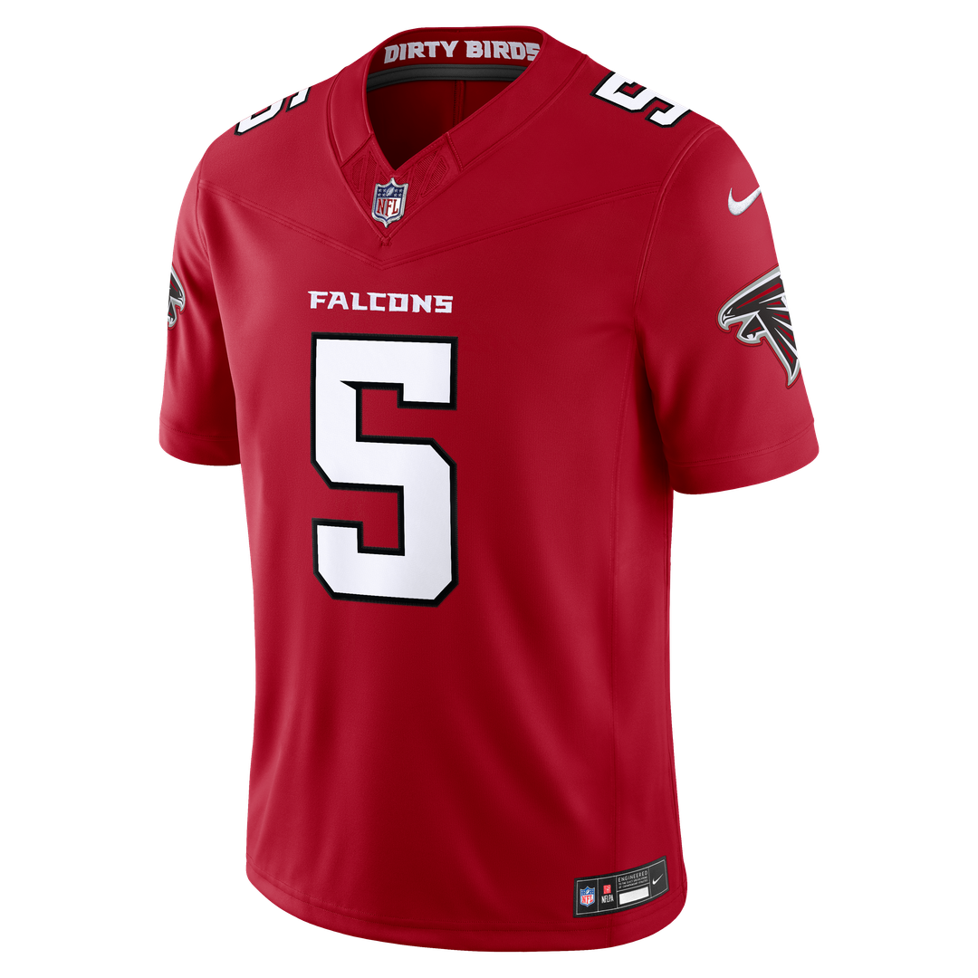 Atlanta Falcons Drake London Red Team Vapor F.U.S.E. Stitched Limited Jersey