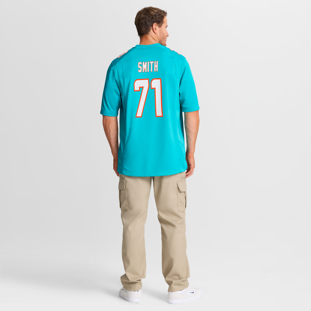 Miami Dolphins Kion Smith Aqua Game Jersey