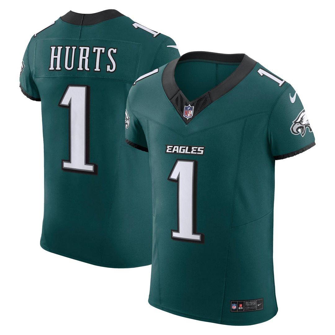 Philadelphia Eagles Jalen Hurts Kelly Green Alternate Vapor F.U.S.E. Elite Jersey