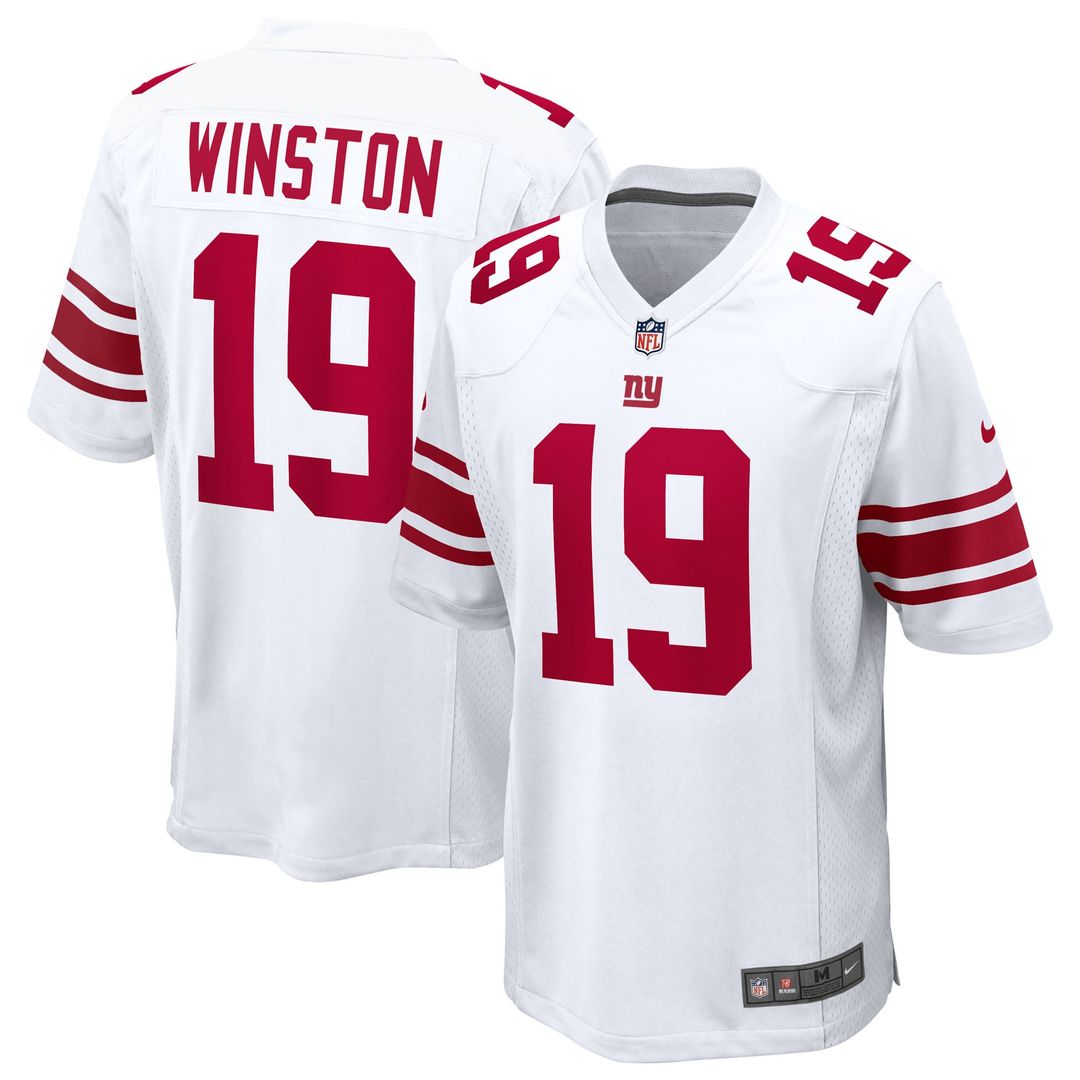 New York Giants Jameis Winston Royal Team Game Jersey