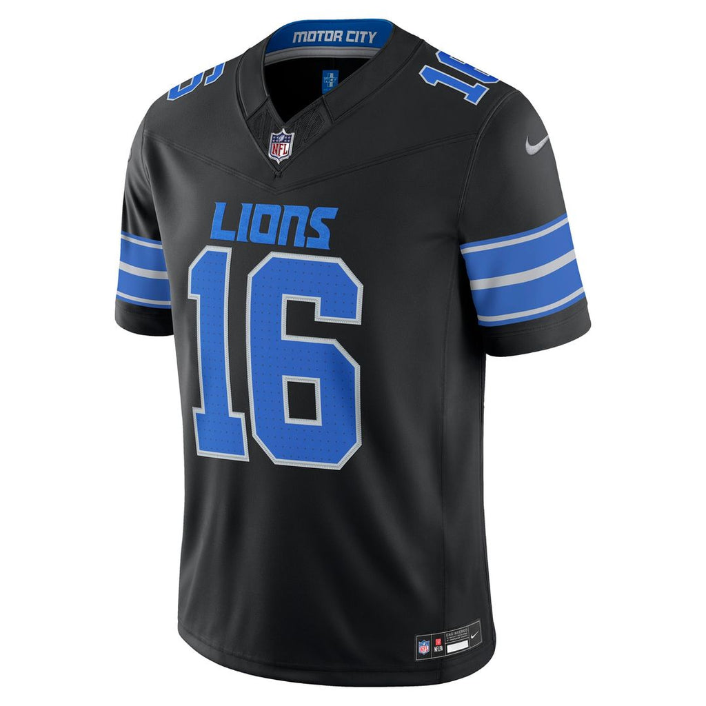 Detroit Lions Jared Goff Blue Team Vapor F.U.S.E. Stitched Limited Jersey