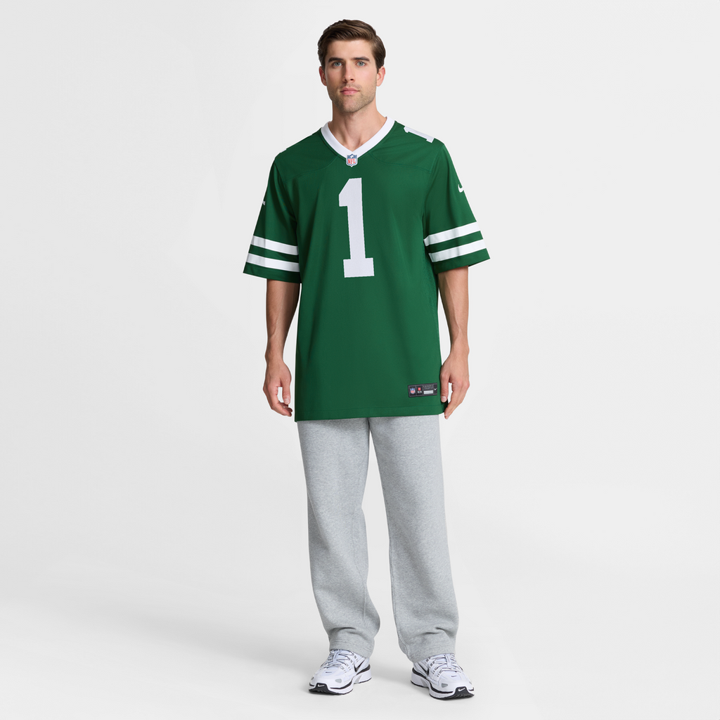 New York Jets Ahmad Sauce Gardner Legacy Green Game Jersey