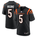 Cincinnati Bengals Tee Higgins Black Game Player Jersey