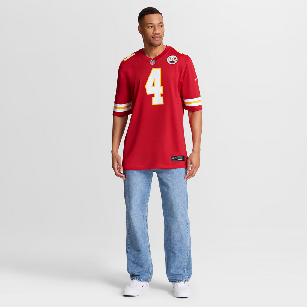 Kansas City Chiefs Rashee Rice Red Game Jersey