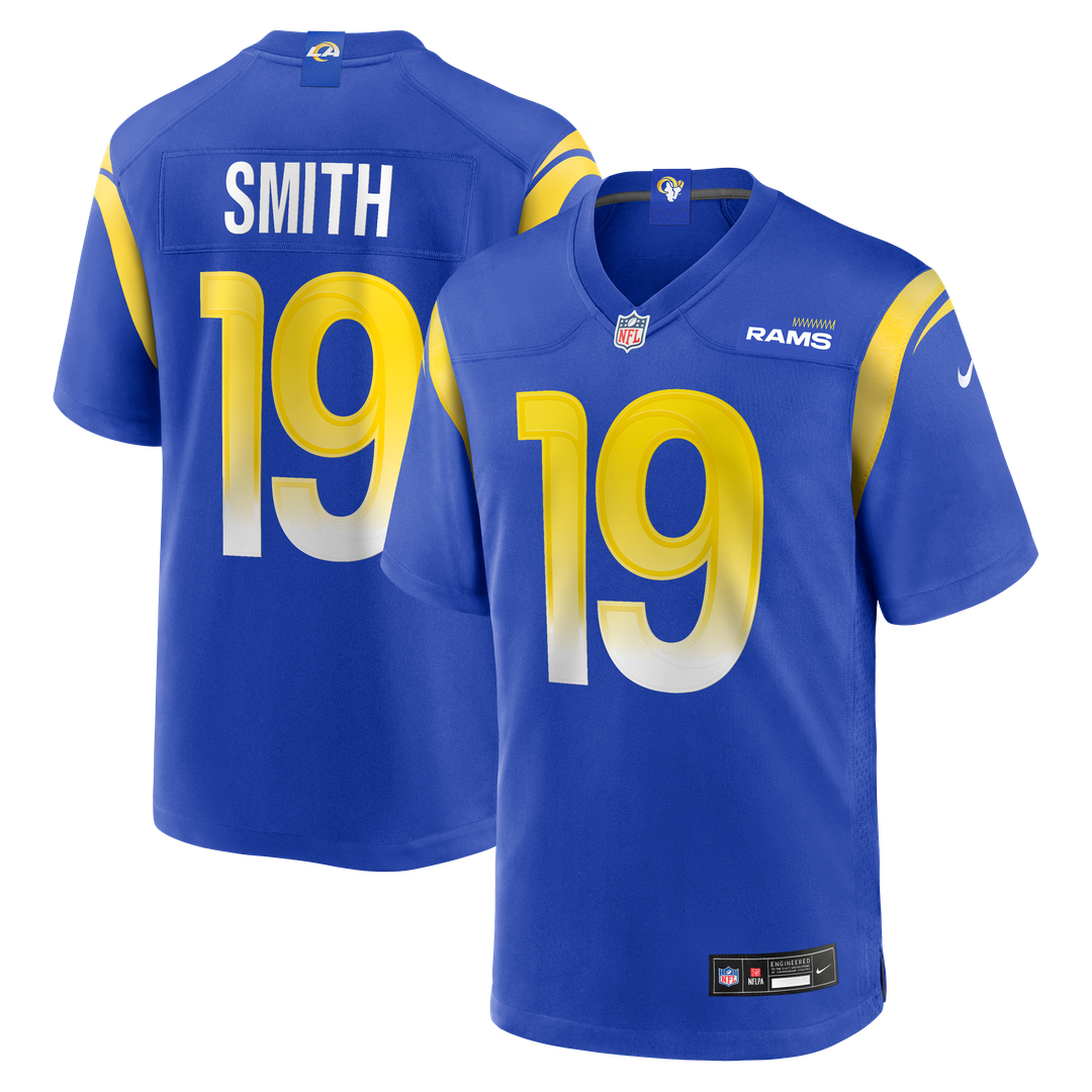 Los Angeles Rams Xavier Smith Royal Home Game Jersey