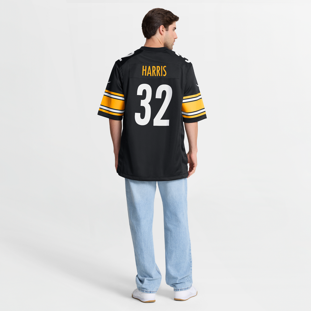 Pittsburgh Steelers Franco Harris Black Game Retired Player Jersey