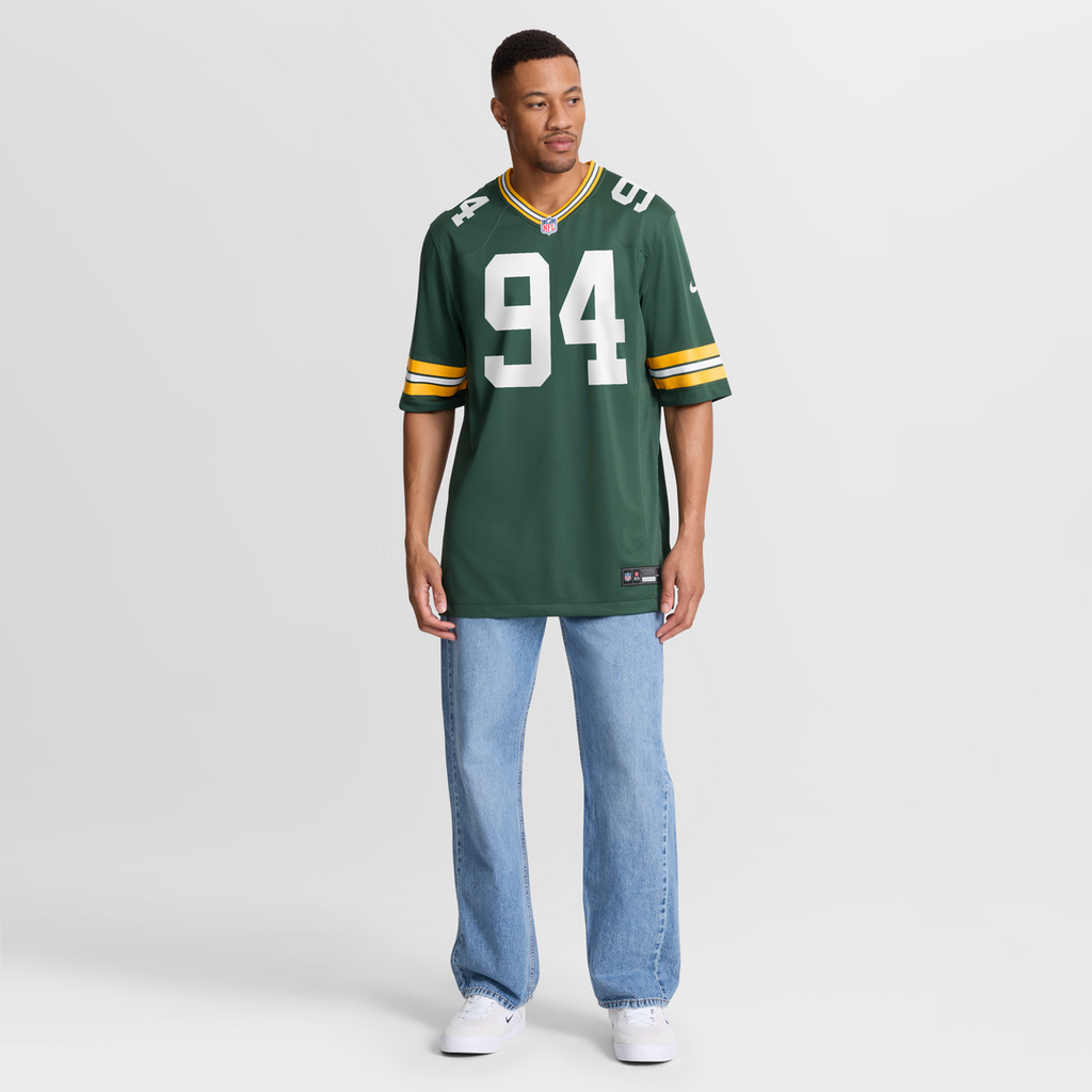 Green Bay Packers Karl Brooks Green Game Jersey