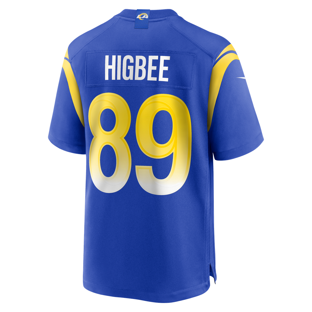 Los Angeles Rams Tyler Higbee Royal Game Player Jersey