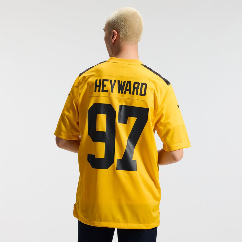 Pittsburgh Steelers Cameron Heyward Gold Alternate 1933 Throwback Game Jersey