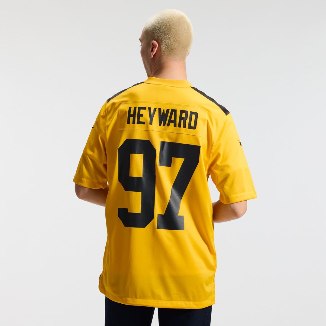 Pittsburgh Steelers Cameron Heyward Gold Alternate 1933 Throwback Game Jersey