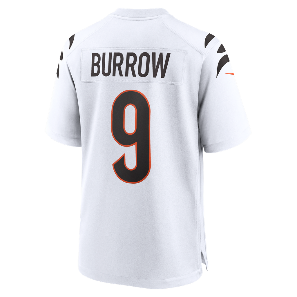 Cincinnati Bengals Joe Burrow White Game Jersey