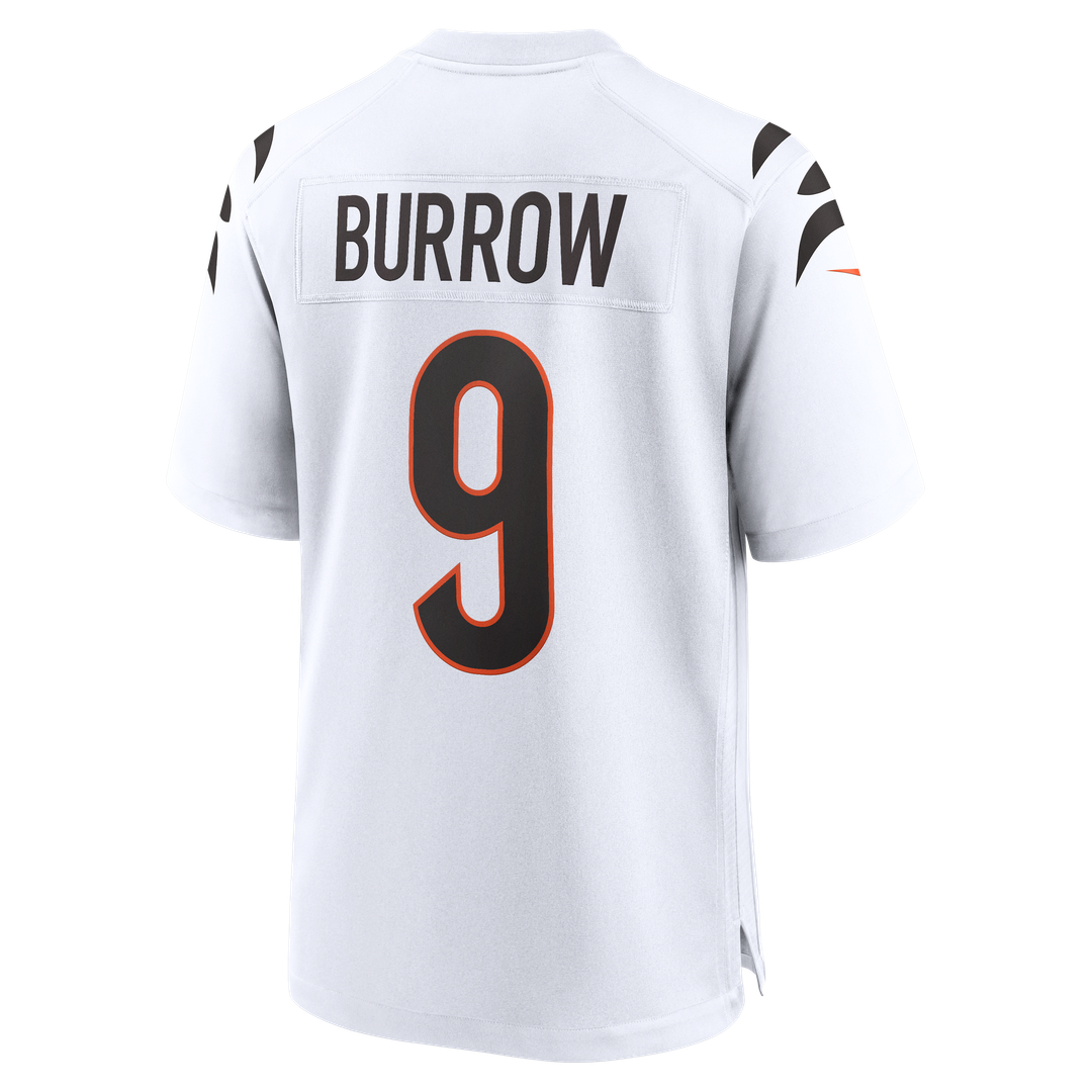 Cincinnati Bengals Joe Burrow White Game Jersey