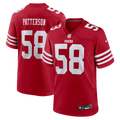 San Francisco 49ers Jarrett Patterson Scarlet Team Game Jersey